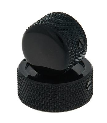 Allparts Stacked Pot Knob Set BK