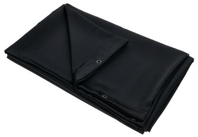 Stairville Gala Curtain 9.0x3.0m Black