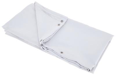 Stairville Gala Curtain 5.0x3.0m White