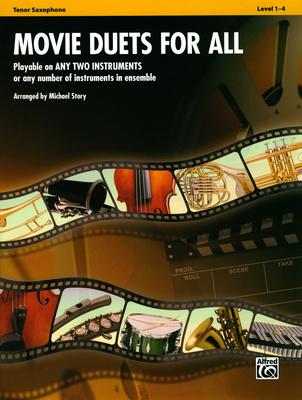 Alfred Music Publishing Movie Duets For All Tenor Sax