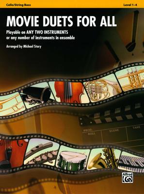 Alfred Music Publishing Movie Duets For All Cello/Bass