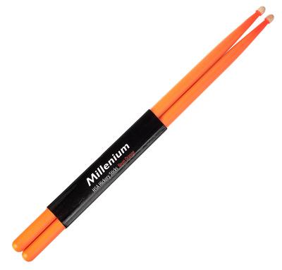 Millenium H5A Hickory Sticks Neon Orange