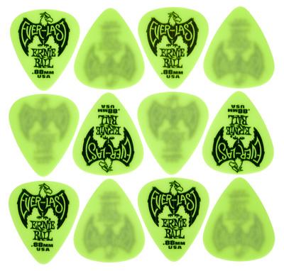 Ernie Ball Everlast Picks 0,88 mm Green