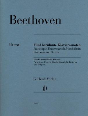 Henle Verlag Beethoven Fünf Klaviersonaten