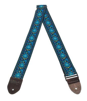 Levys Jacquard Floral strap 2" B&Y"