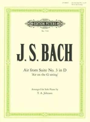 Edition Peters Bach Air Suite Nr.3 Klavier