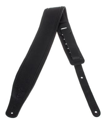 Levys PM32 Pad. Leather Strap 3" BK"