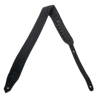 Levys Pad Veg-Tan Leath Strap 2" BK"