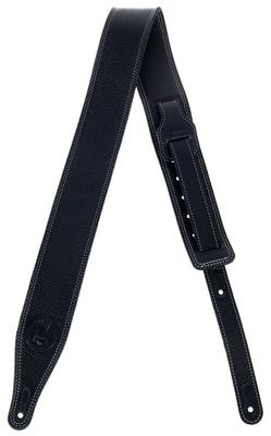 Levys Soft Leather Strap 2,5" BK"