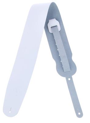 Levys Leather Strap 3,5" WHT"