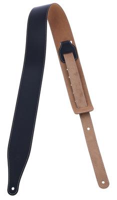 Levys CL Leather Strap 2,5" BK"