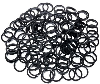 Stairville Snap Protector Ring Bk 100pcs