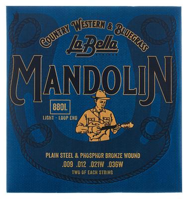 La Bella 880L Mandolin Ph.Br. Light
