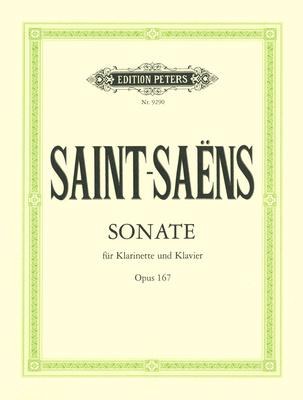 Edition Peters Saint-Saëns Sonate Clarinet