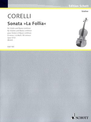 Schott Corelli La Follia Violin