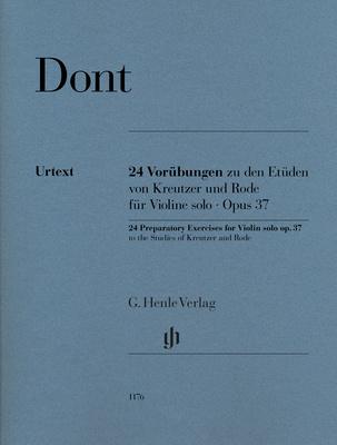 Henle Verlag Dont 24 Vorübungen zu Kreutzer