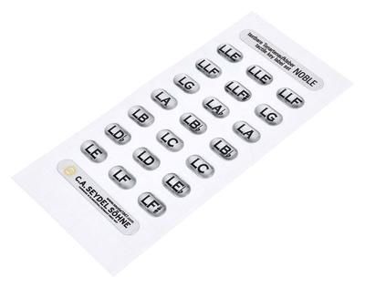 C.A. Seydel Söhne Key Sticker Set 1847 NOBLE low