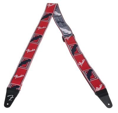Fender Weighless 2" Mono Strap RWBL"