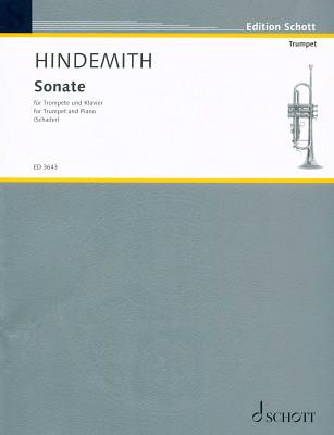 Schott Hindemith Sonate Trompete