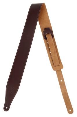 Levys CL Leather Strap 2,5" DBR"