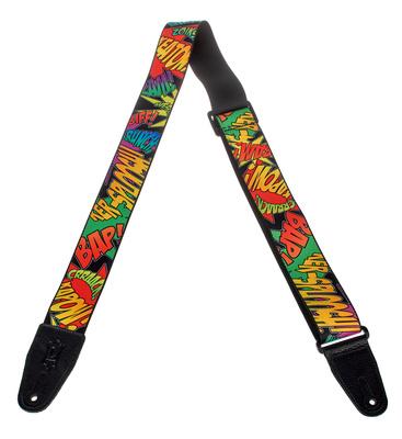 Levys Poly Strap 2" Comic Text Print"