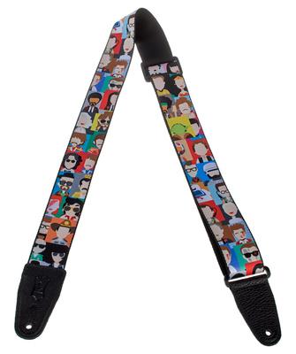 Levys Poly Strap 2" Pop Icons Print"