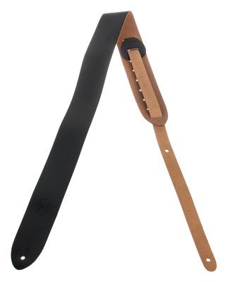 Levys Leather Strap 2" BLK"