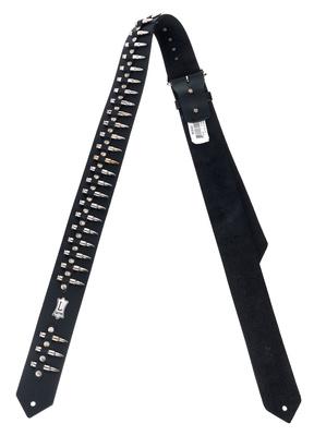 Levys Leather Strap 2" BLK Rebel"