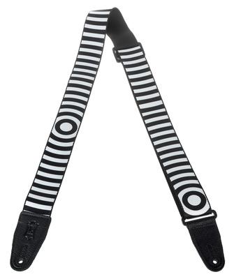 Levys Poly Print Strap 2" Bullseye"