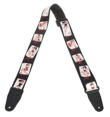 Levys Poly Print Strap 2" Pin Up"
