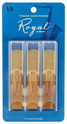 DAddario Woodwinds Royal Tenor Sax 1.5 - 3-Pack