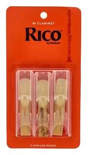 DAddario Woodwinds Rico Bb- Clar 2.0 - 3-Pack