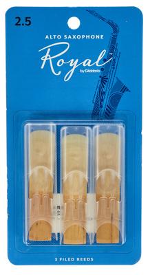 DAddario Woodwinds Royal Alto Sax 2.5 - 3-Pack