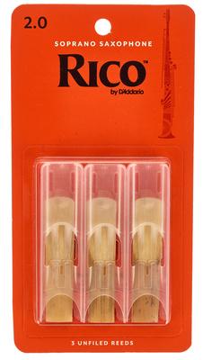 DAddario Woodwinds Rico Soprano 2.0 - 3-Pack