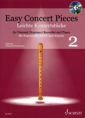 Schott Easy Concert Pieces Recorder 2