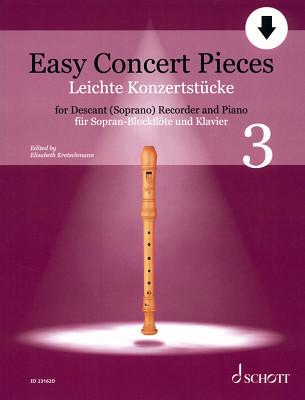 Schott Easy Concert Pieces Recorder 3