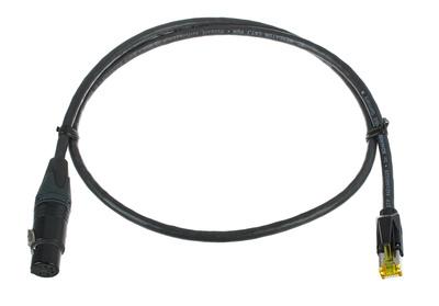 Sommer Cable CAT7 XLRf Adapter 1m black