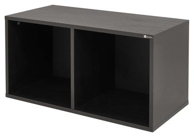 Fun Generation Vinyl Shelf Two Black