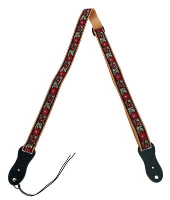 Minotaur Floral RedRibbon Ukulele Strap