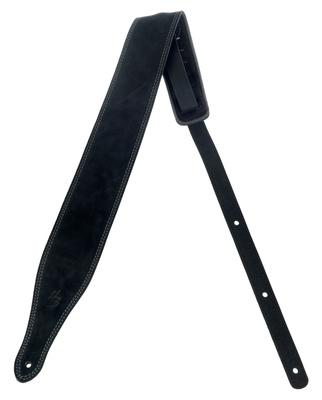 Harley Benton Wide Leather Padded Strap BK