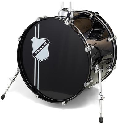 Millenium Focus 20"x16"" Bass Drum Black"
