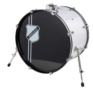 Millenium Focus 22"x16"" Bass Drum White"