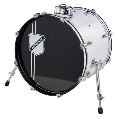 Millenium Focus 18"x14"" Bass Drum White"