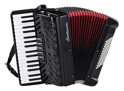 Startone Piano Accordion 72 Black MKII