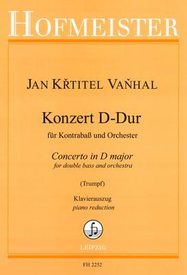Friedrich Hofmeister Verlag Vanhal Konzert Kontrabass