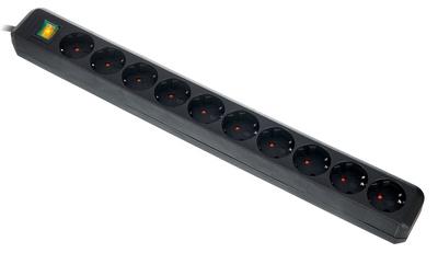 Brennenstuhl Eco-L 10 Way Split Sw 3m BK