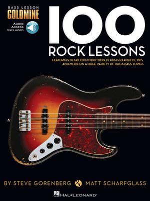 Hal Leonard 100 Rock Lessons Bass