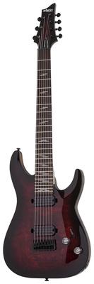 Schecter Omen Elite-7 Black Ch Burst