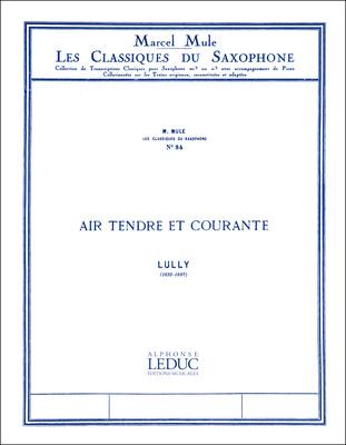 Alphonse Leduc Lully Air Tendre Et Courante