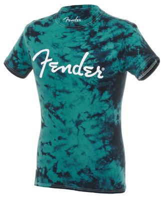 Fender T-Shirt Tie-Dye Logo Black XXL